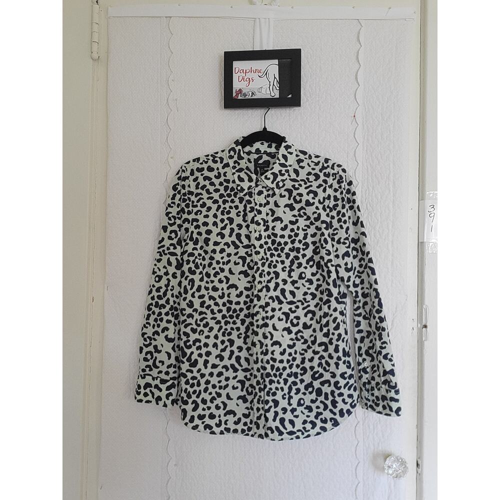 Talbots Womens Button-up Blouse - Size M